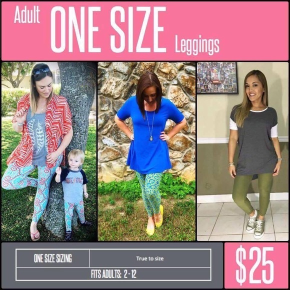 One Size LuLaRoe Leggings - Picture 3 of 3